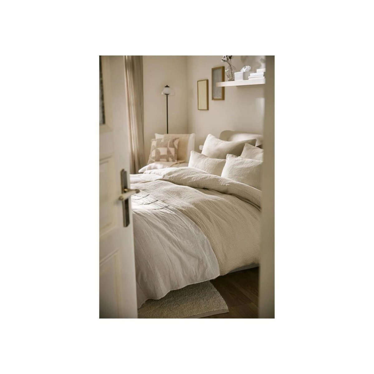 LIVARNO® Muslin cushion cover, 40 x 80 cm, 2 pieces