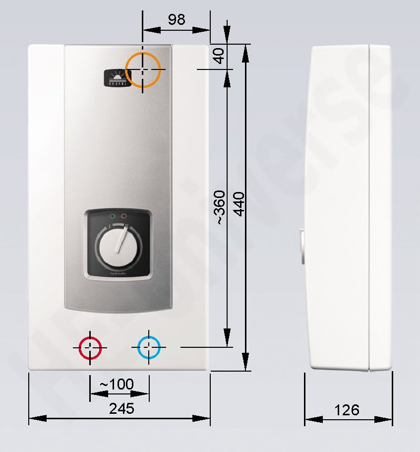 #WYPRZEDAŻ# Elektryczny przepływowy podgrzewacz wody hydrauliczny 9KW 12KW 15KW 18KW 21KW do wyboru