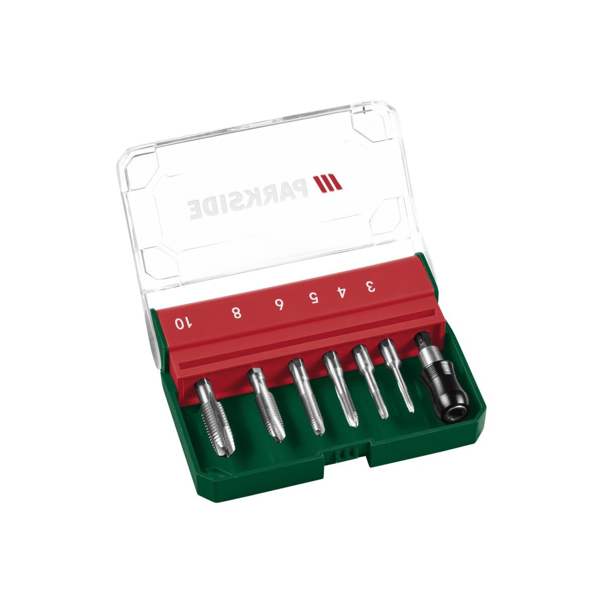 PARKSIDE® Combination Tap Set / Tap Bit Set / Countersink Bit Set / Drill Set (Hexagonal Tap) PARKSIDE® Combination Tap Set / Tap Bit Set / Countersink Bit Set / Drill Set (Hexagonal Tap)