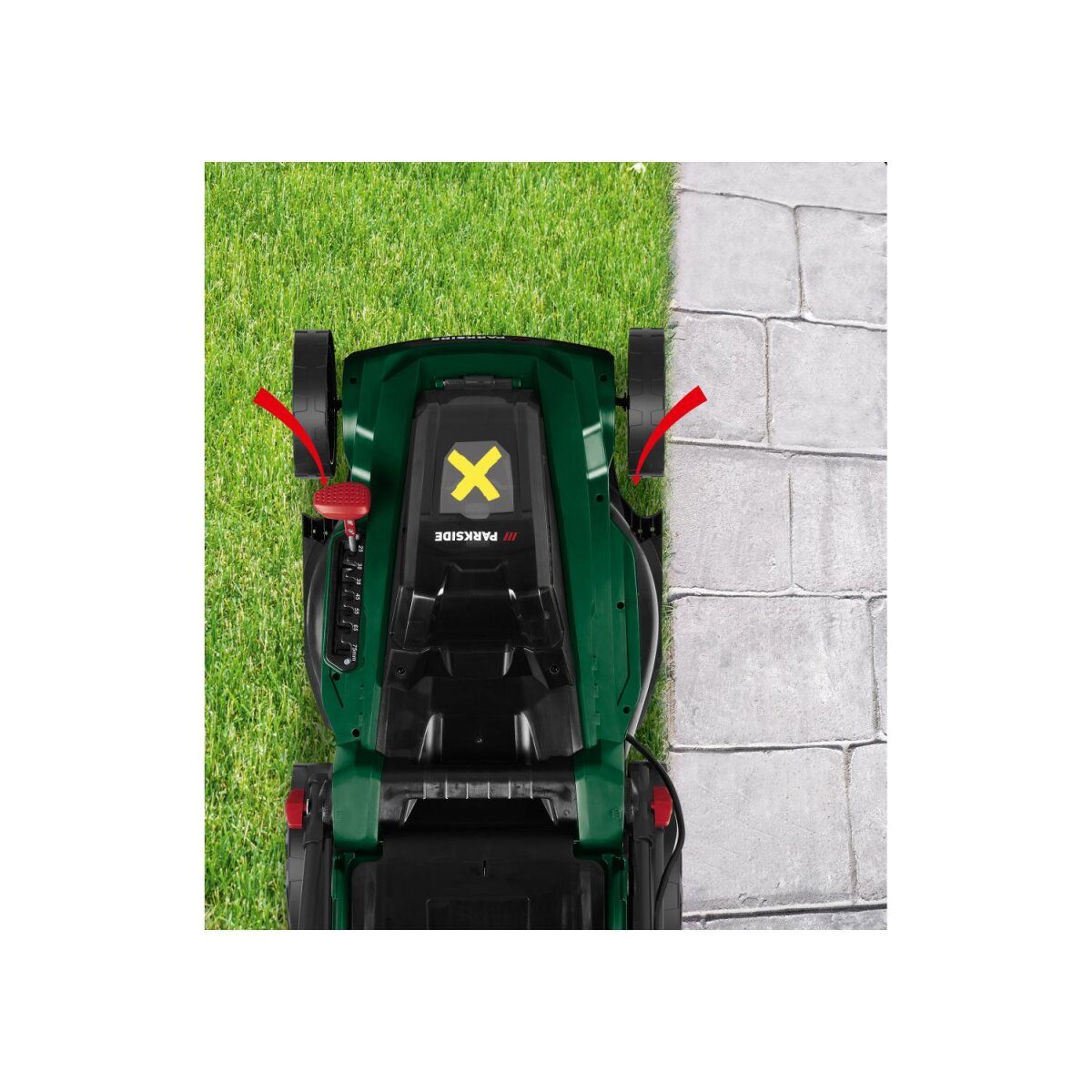 PARKSIDE® 40 V Akku-Rasenmäher »PRMA 40 E3«, ohne Akku und Ladegerät gut