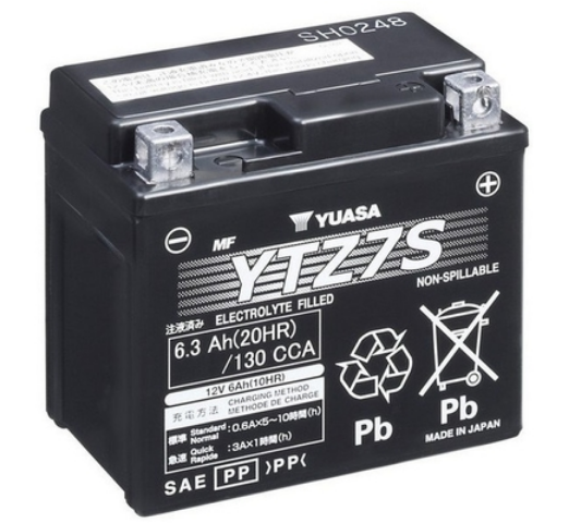 Yuasa Ytz7s-Bs 12v 6ah 130a