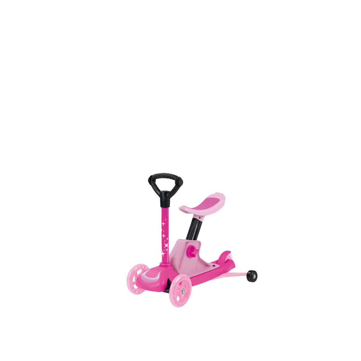 Playtive 4-in-1-Kleinkindroller mit höhenverstellbarem Sattel