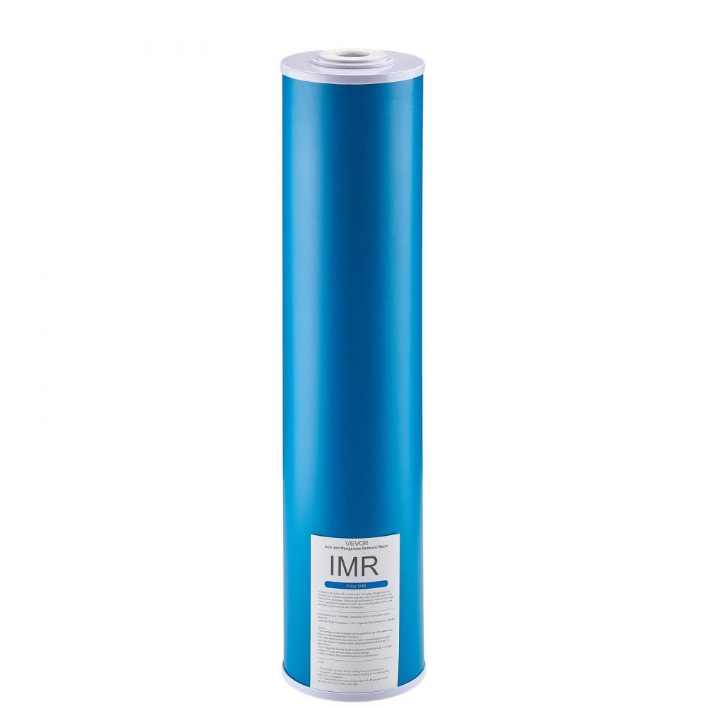 Wymienny wkład do filtra wody 115 x 507 mm Wymienny filtr redukujący żelazo i mangan do 3-stopniowego systemu filtrów wody Redukuje chlor, nieprzyjemny smak i zapach
