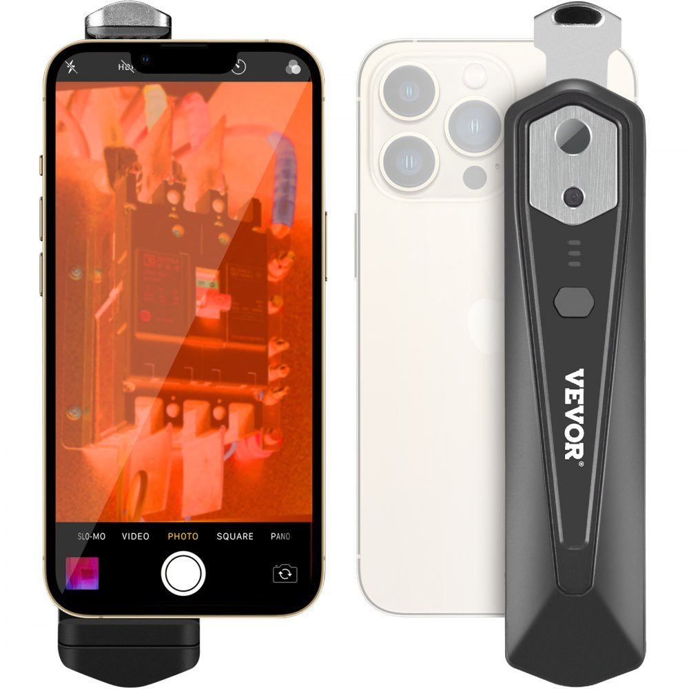 Wärmebildkamera für Android und IOS, kabellose Infrarot-Wärmebildkamera mit 256 x 192 IR-Auflösung, WLAN und visuelle Kamera, Wärmebildkamera mit 25 Hz Bildwiederholfrequenz für Smartphones
