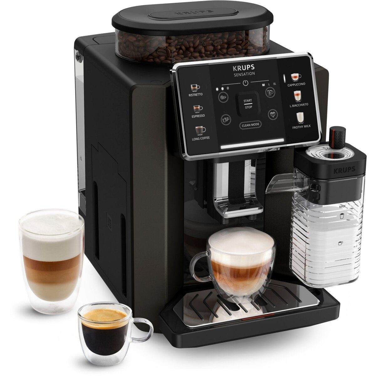 Krups fully automatic coffee machine, EA9129 Sensation Milk