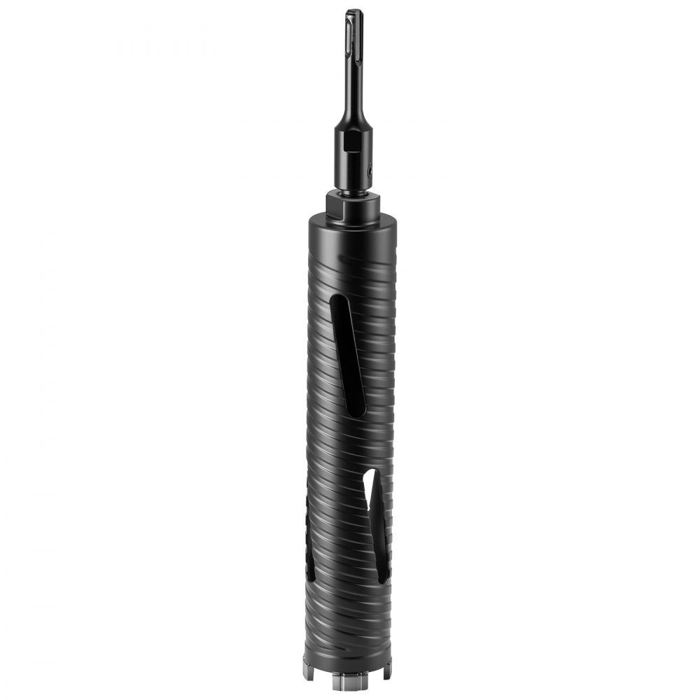 Carottier φ 51 mm Profondeur de perçage 241 mm, filetage intérieur M16, carottier diamanté à sec Foret de carottage avec 3 adaptateurs Foret pilote Clé Allen pour maçonnerie en béton armé