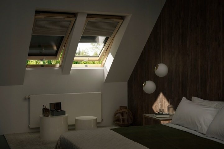 Velux verduisterende zonneluifel Velux SSS 78x118 MK06 0000S dakrolgordijn