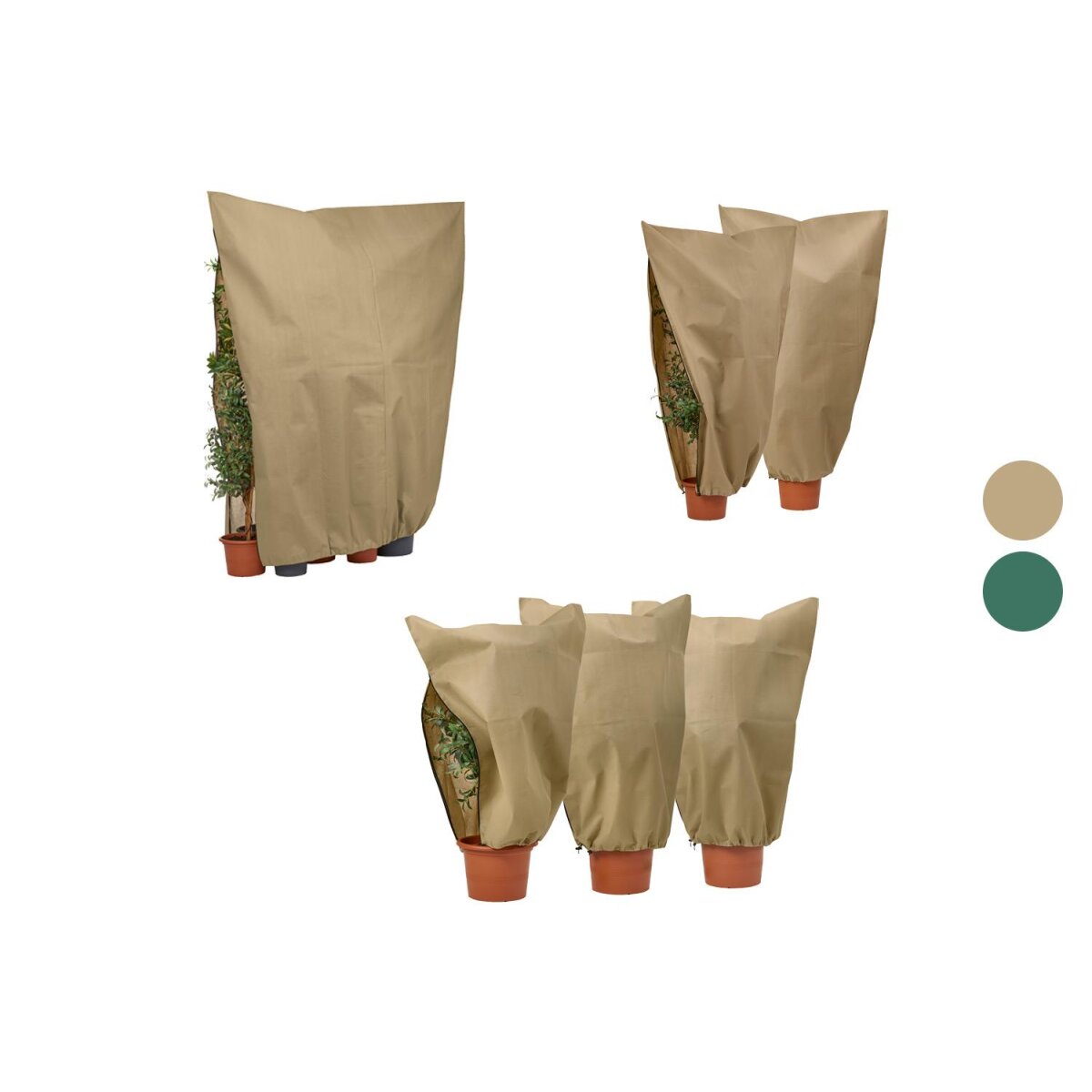 PARKSIDE® plantbeschermingsfleecekap XXL /-XL /-L PARKSIDE® plantbeschermingsfleecekap XXL /-XL /-L