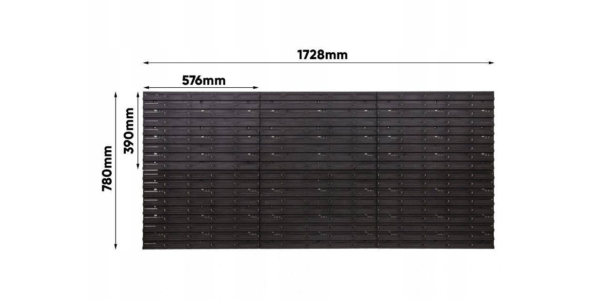 #BESTDEAL# Werkzeugwand 172x78 cm Komplettset