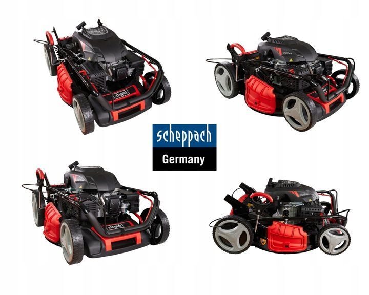 SCHEPPACH MS225 OHV 2021 53CM Benzin-Rasenmäher mit BATTERIE-Starter-XXL-Set