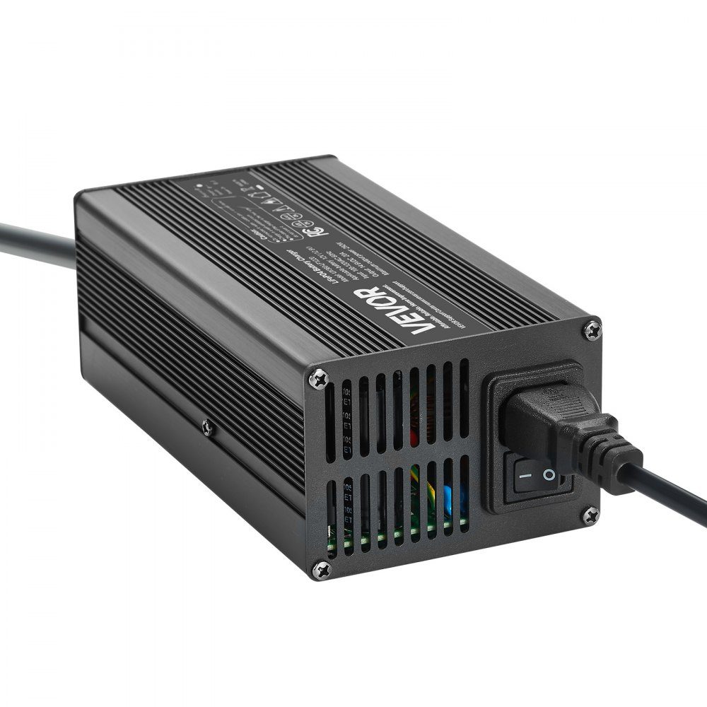 12V 20A batterijlader 14,6V DC laadspanning met Anderson-connector LED-indicator 0V activering voor lithium LiFePO4 Deep Cycle Boat RV-batterijen