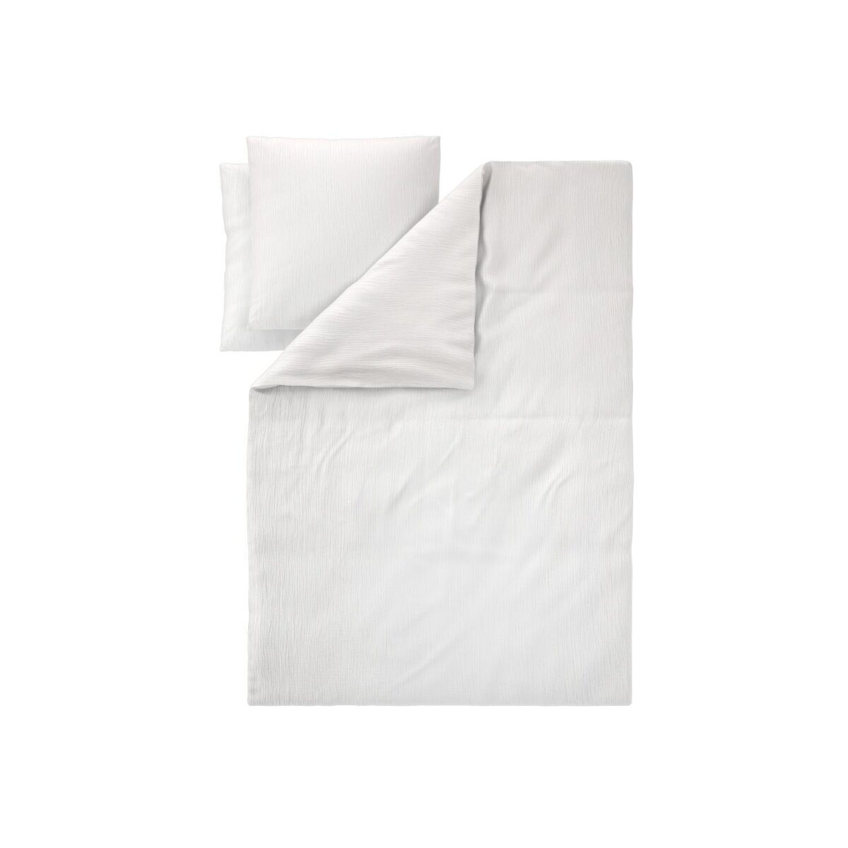 LIVARNO® Bettwäsche, Musselin, 240 x 220 cm, weiß
