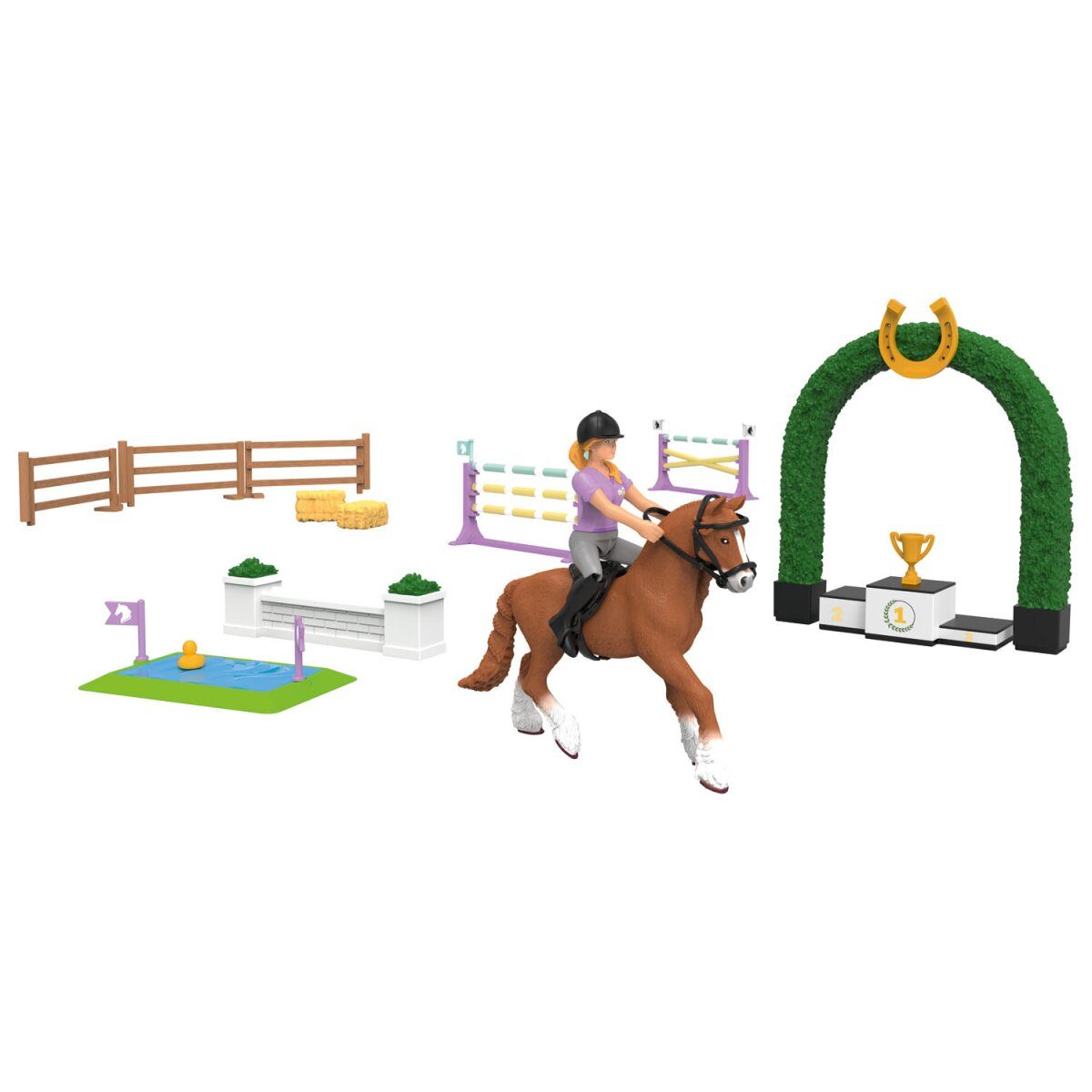 Playtive Animal Adventures Figure Set M (Riding Farm - Tournament)