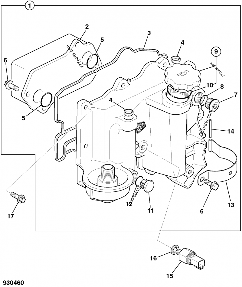 JCB O-Ring 320/04040 Origineel