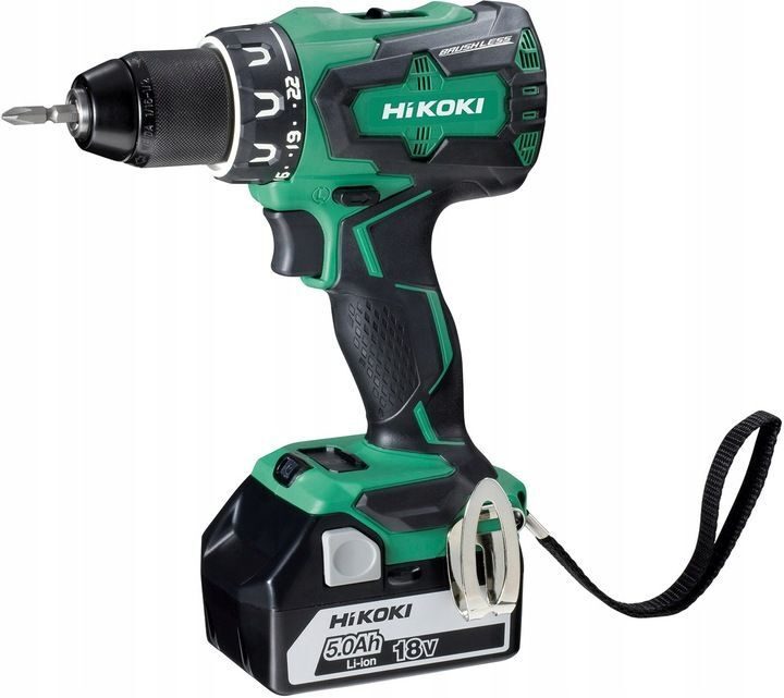 Accuschroevendraaier borstelloos Hitachi HIKOKI 18V DS18DBSL 3x5Ah accu & lader 70Nm BEHUIZING