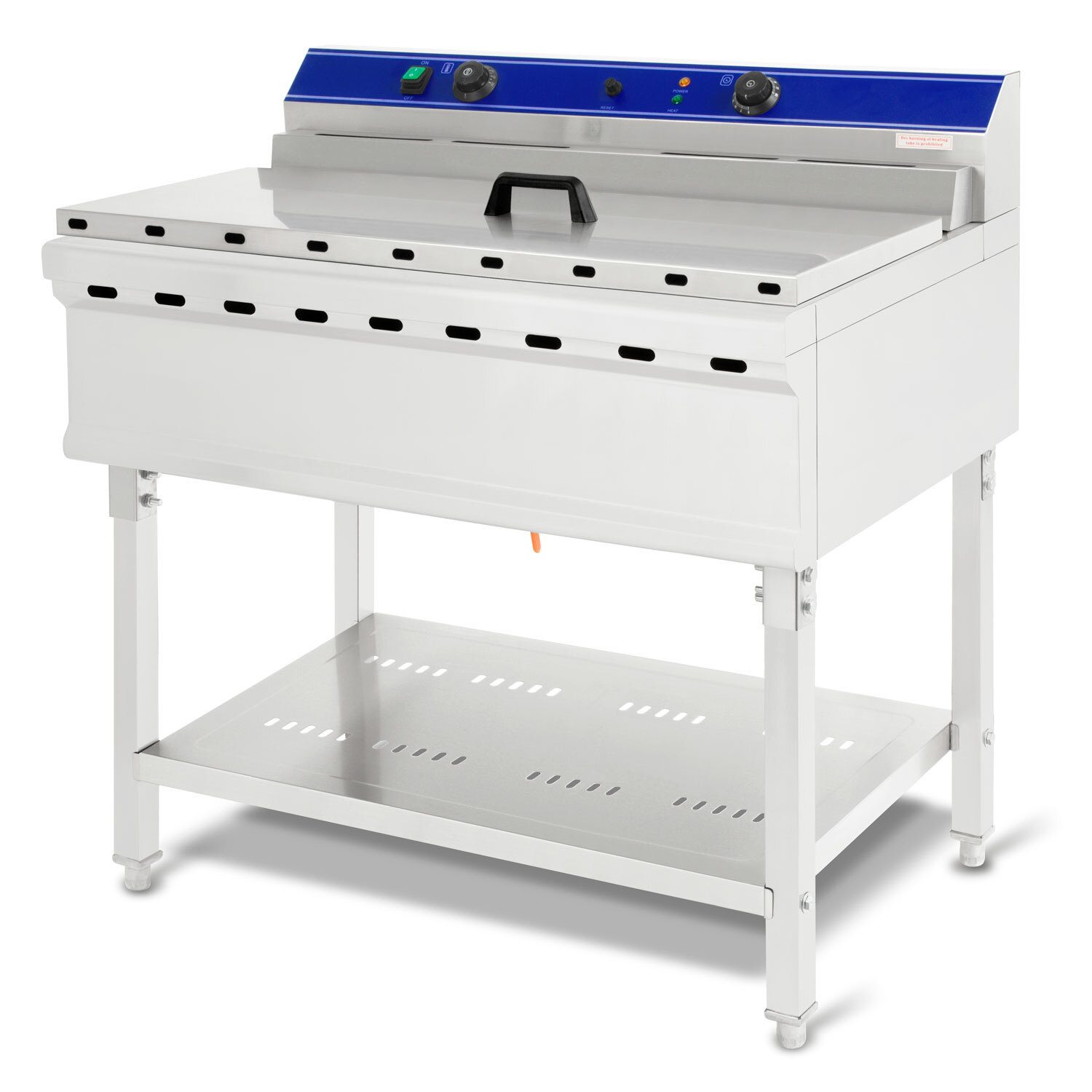 Fritteuse Fett Backgerät Fritteuse Fritöse Gastro Edelstahl 76L Gastro Restaurant Snack