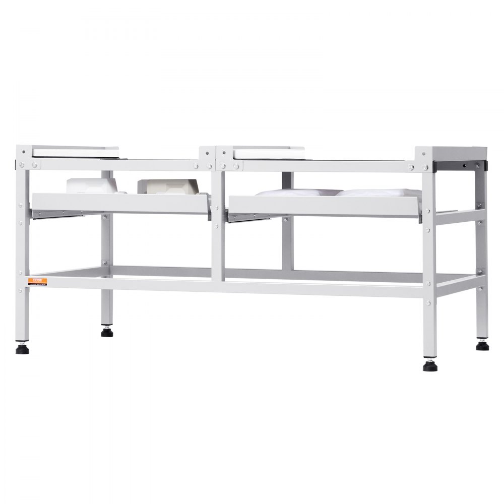 Waschmaschinen-Untergestell, 1230 x 635 x 625 mm Plattform für Waschmaschine, 267 kg Tragkraft, Waschmaschinen- und Trockner-Untergestell mit Doppelböden, 4 verstellbare Füße zum Anheben von Waschmaschinen Waschmaschinen-Untergestell, 1230 x 635 x 625 mm Plattform für Waschmaschine, 267 kg Tragkraft, Waschmaschinen- und Trockner-Untergestell mit Doppelböden, 4 verstellbare Füße zum Anheben von Waschmaschinen