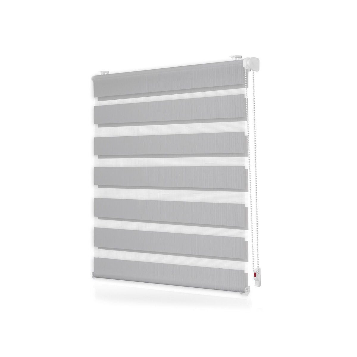 LICHTBLICK Duo Store enrouleur Klemmfix, sans perçage, à partir de 45 x 150 cm (gris, 50 x 150 cm)