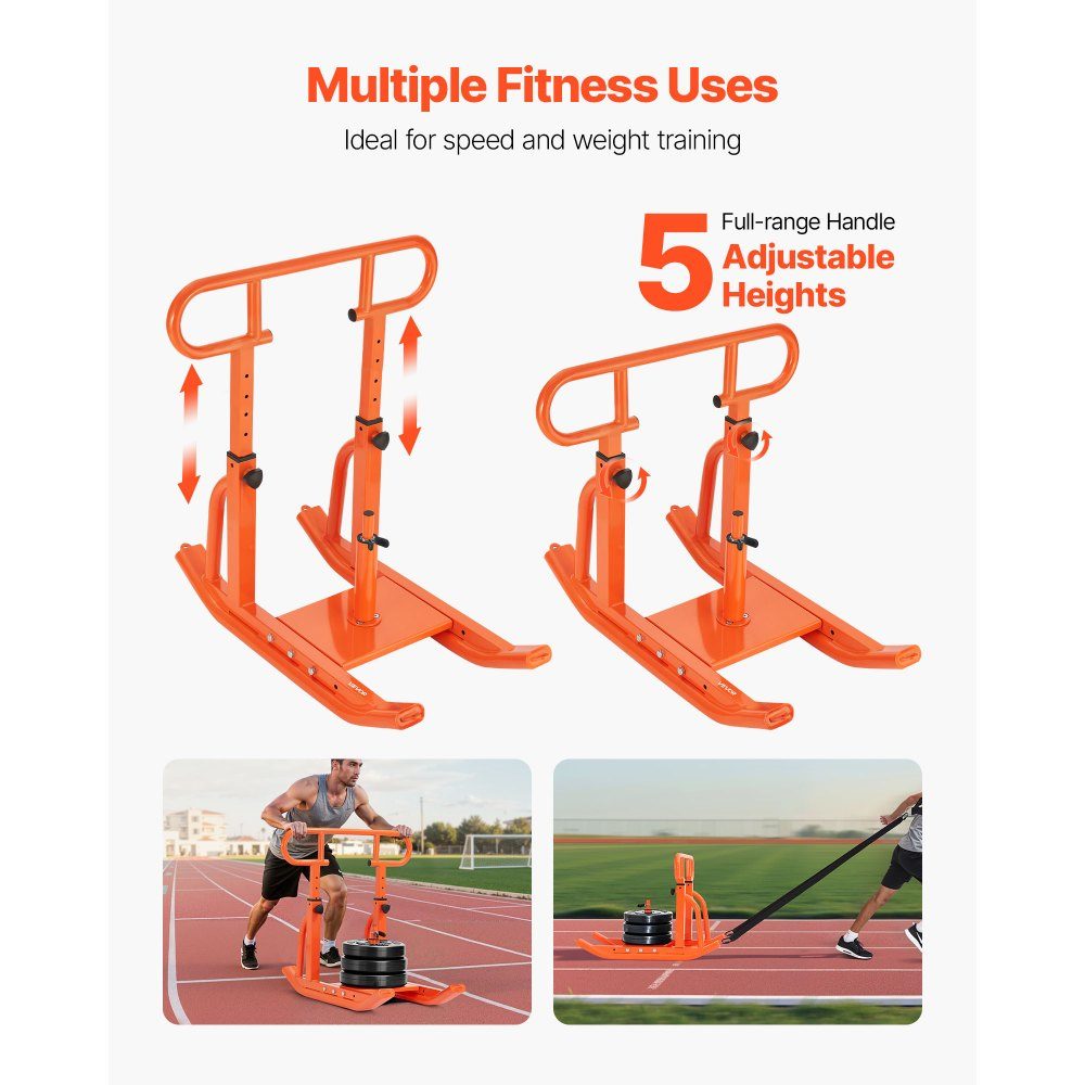 Luge de musculation luge de musculation pour améliorer la vitesse lors des exercices sportifs, appareil de fitness avec poignée, plaques de musculation compatibles mit 25/51 mm