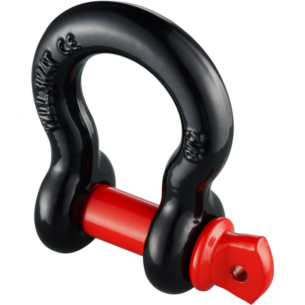 4 stuks 5/8 inch D-ring beugel met 3/4 inch schroefpen, 13000 kg breeksterkte – Artikelnr. HT-22531