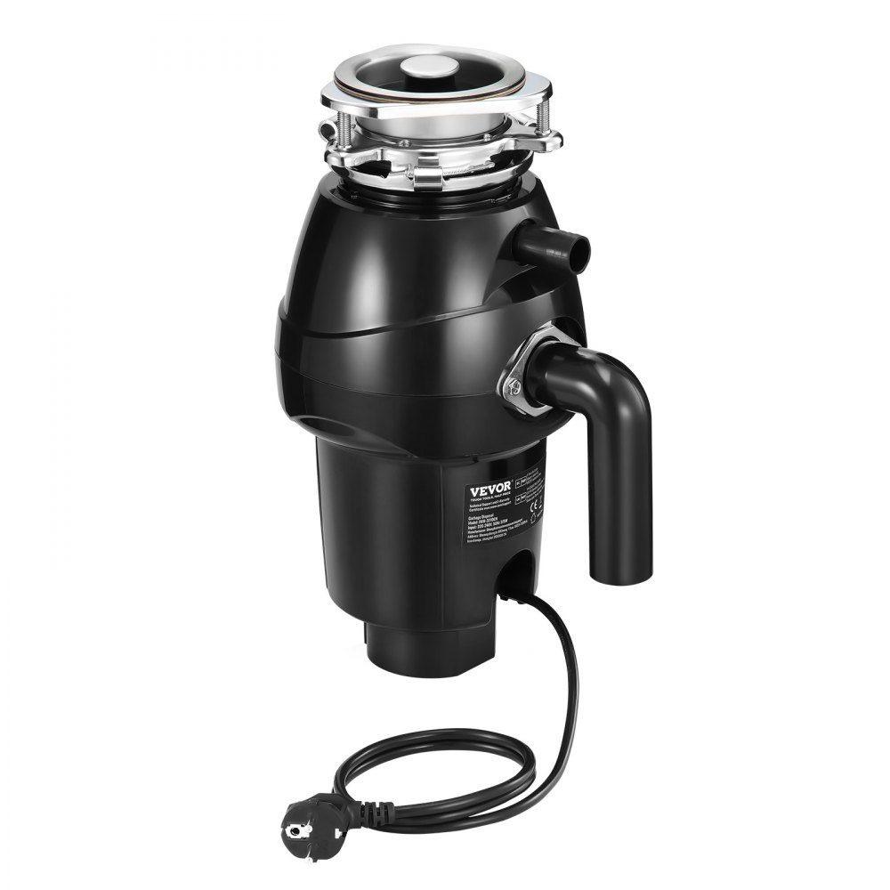 Keukenafvalverwijderaar, Keukenafvalverwijderaar, 1/2 HP Voedselafvalvernietigersysteem, 3 Schroefmontage, 3820 RPM, Huishoudelijke Afvalverwijderaar, Afvalverwijdering, Voedselverspilling