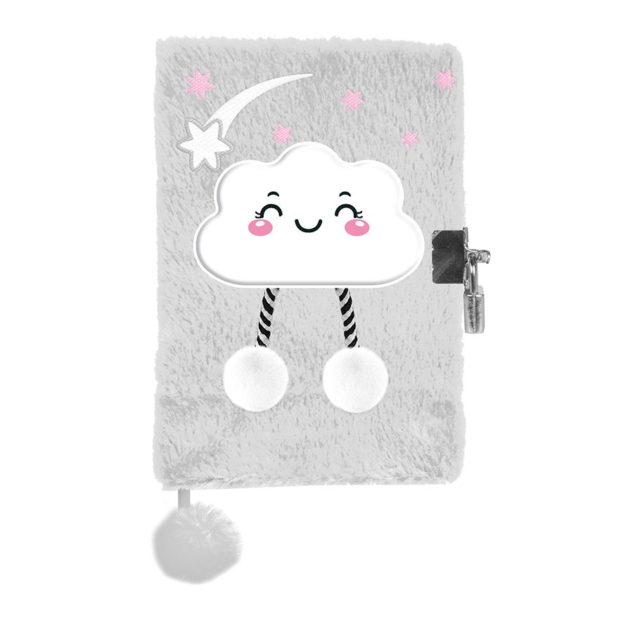 Journal en peluche Cloud BeUniq