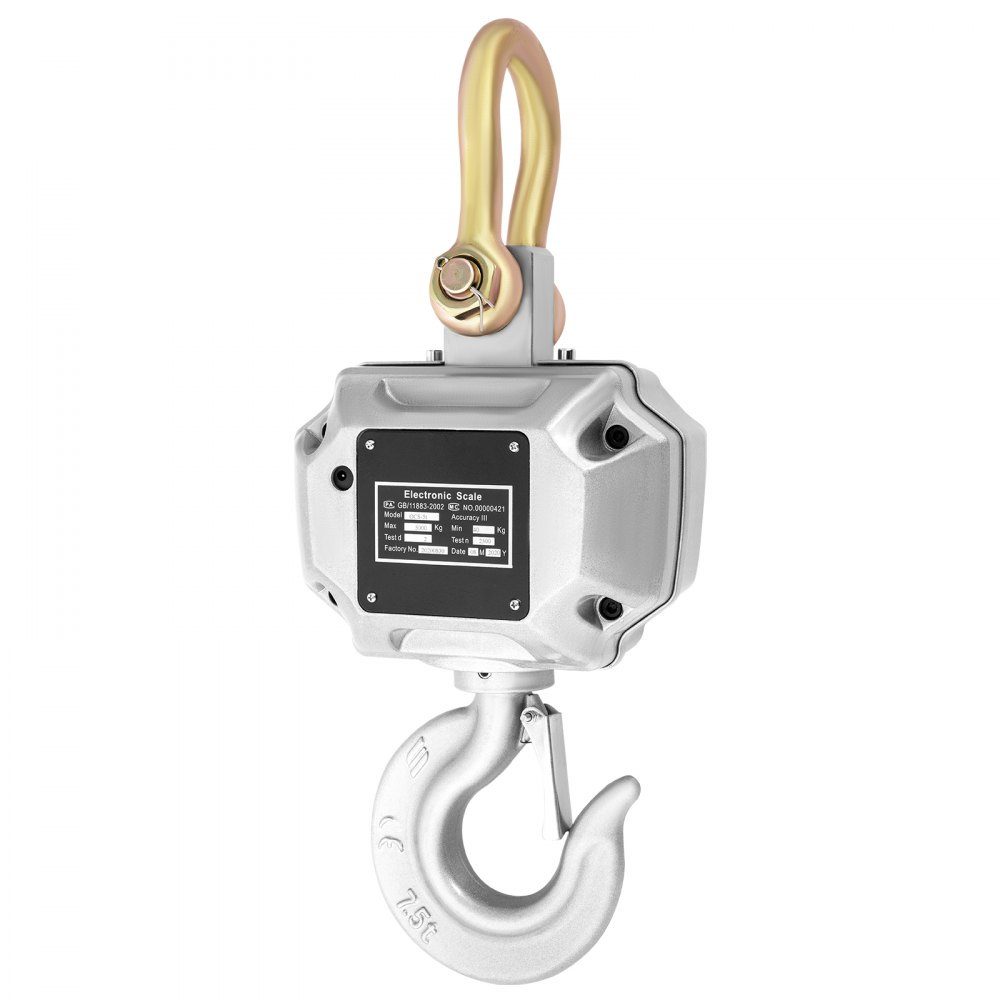 Digital Play Scale 5000kg High Accuracy Digital Hanging Scale Electronic Crane Scale Hanging Scale Digital Hook Mini Portable Hanging Scale with LCD Display for Travel Suitcase Fishing