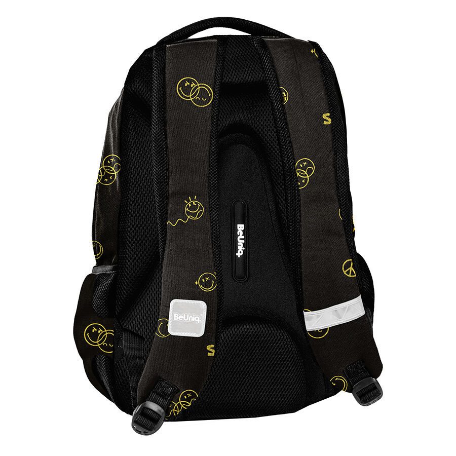Sac à dos jeunesse SmileyWorld BeUniq jaune