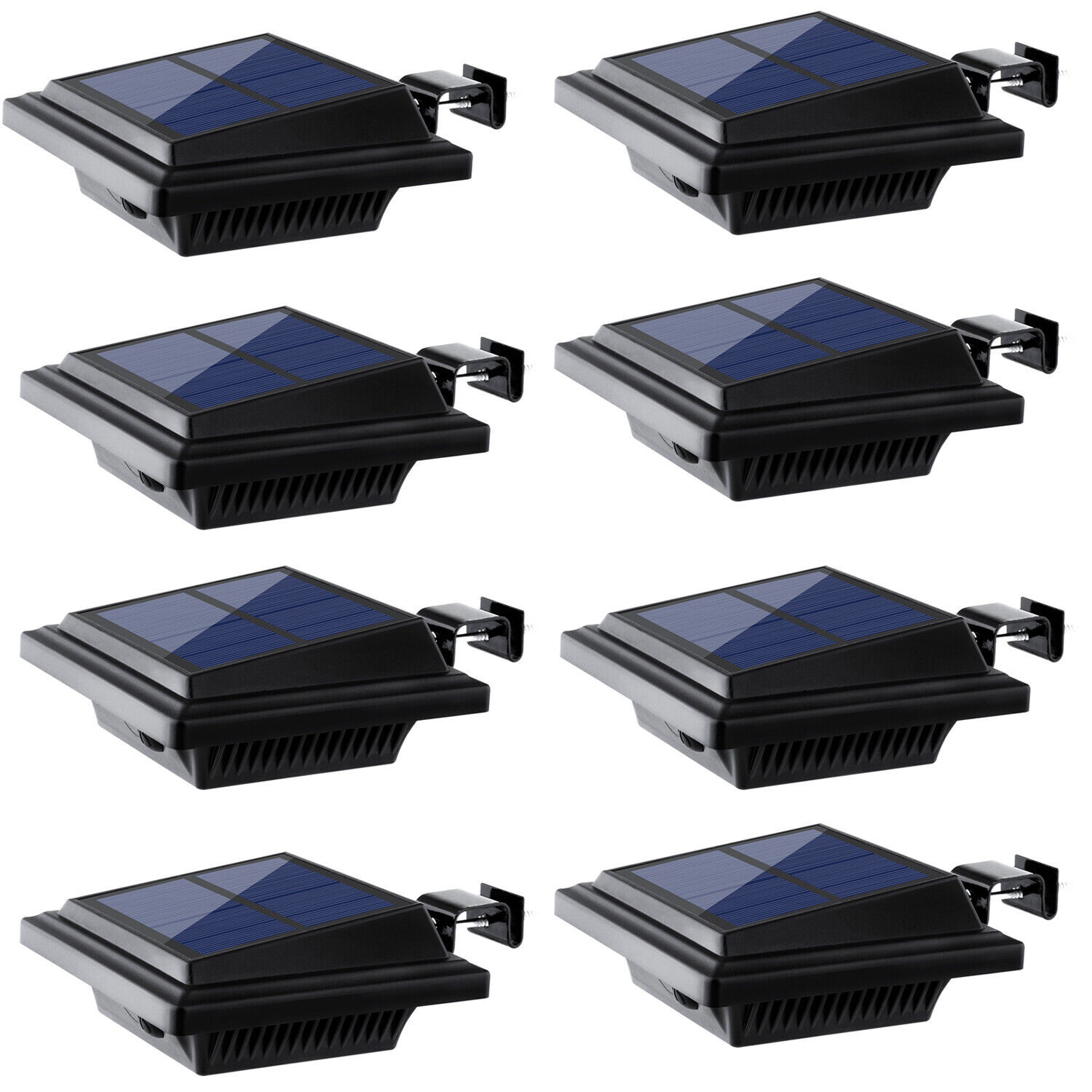8x lampy słoneczne 25 diod LED oświetlenie rynny ogrodowej oświetlenie ogrodzenia światło zewnętrzne 8x lampy słoneczne 25 diod LED oświetlenie rynny ogrodowej oświetlenie ogrodzenia światło zewnętrzne