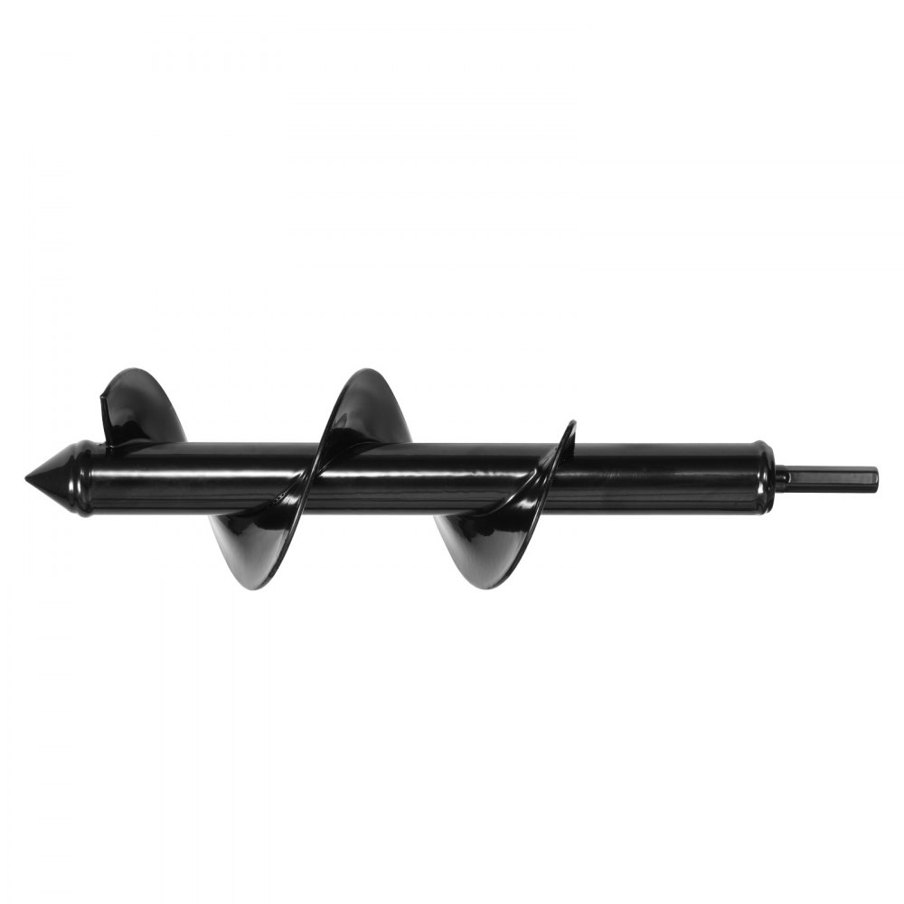 Foret de terre pour perceuse, foret à poteau Ø 80x290 mm, pour foret hexagonal 3/8", foret à poteau, foret à ponceau, accessoires de perçage pour creuser des trous de poteaux de jardin et des clôtures Foret de terre pour perceuse, foret à poteau Ø 80x290 mm, pour foret hexagonal 3/8", foret à poteau, foret à ponceau, accessoires de perçage pour creuser des trous de poteaux de jardin et des clôtures