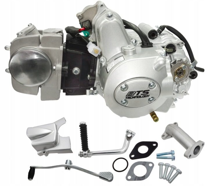 Moretti BTS liegender Motor 154FMH, 125cc 4T, 4-Gang MR48-SILMR1254TPOMPYAM000FI1