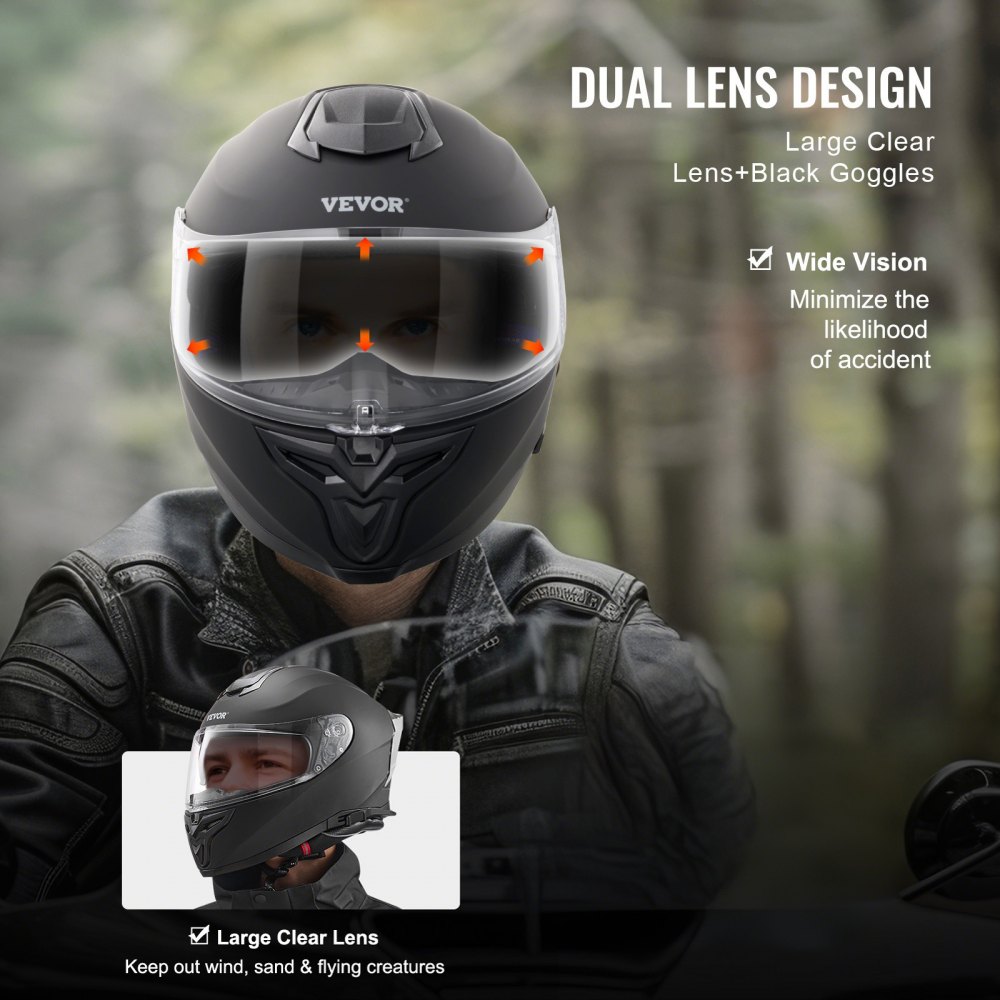 Motorradhelm, Motocross-Helme, Integralhelm, Größe M, Helme aus ABS mit Wechselgläsern, ECE-geprüft, komfortabler Motocross-Helm, für Jugendliche und Erwachsene, Schwarz Motorradhelm, Motocross-Helme, Integralhelm, Größe M, Helme aus ABS mit Wechselgläsern, ECE-geprüft, komfortabler Motocross-Helm, für Jugendliche und Erwachsene, Schwarz