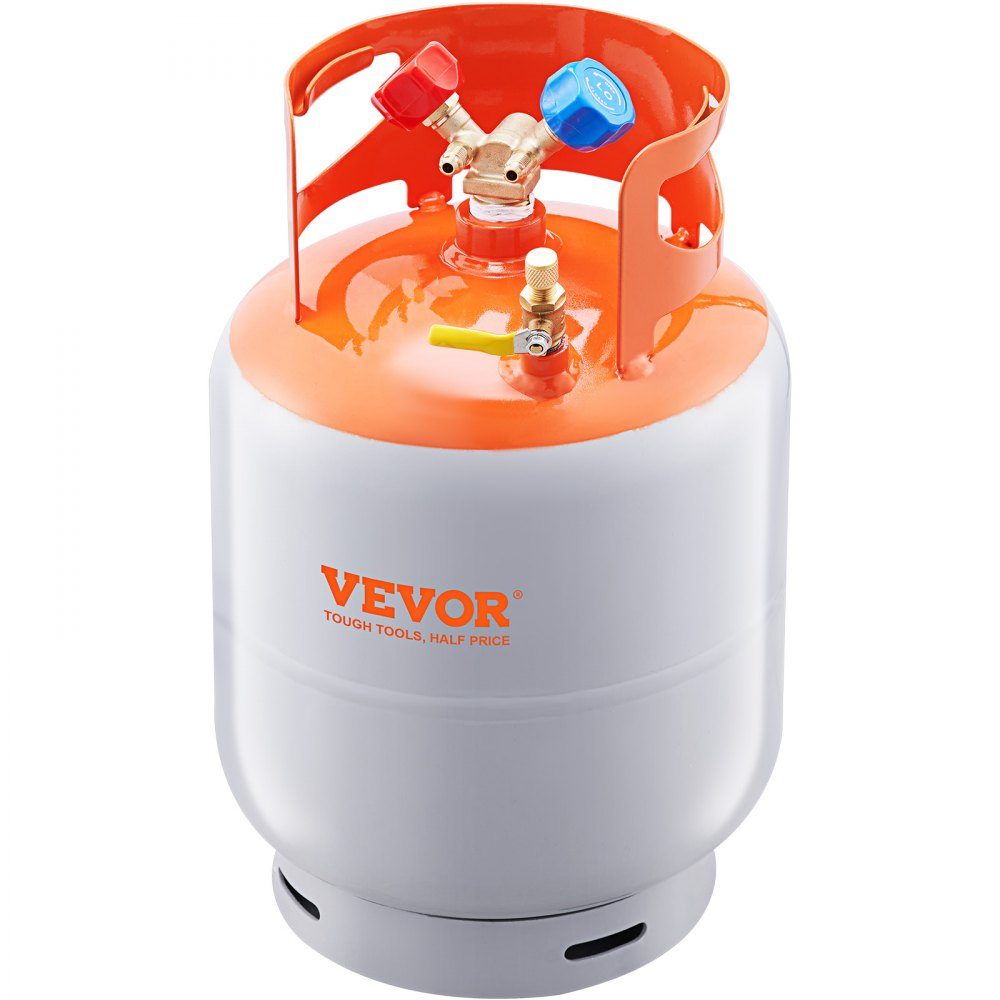Refrigerant Recovery Tank 13.61kg 27.6bar Reusable Cylinder Tank Φ 250 x 390mm Refrigerant Recovery Tank Orange HP295-Stahl Refrigerant Recovery Tank