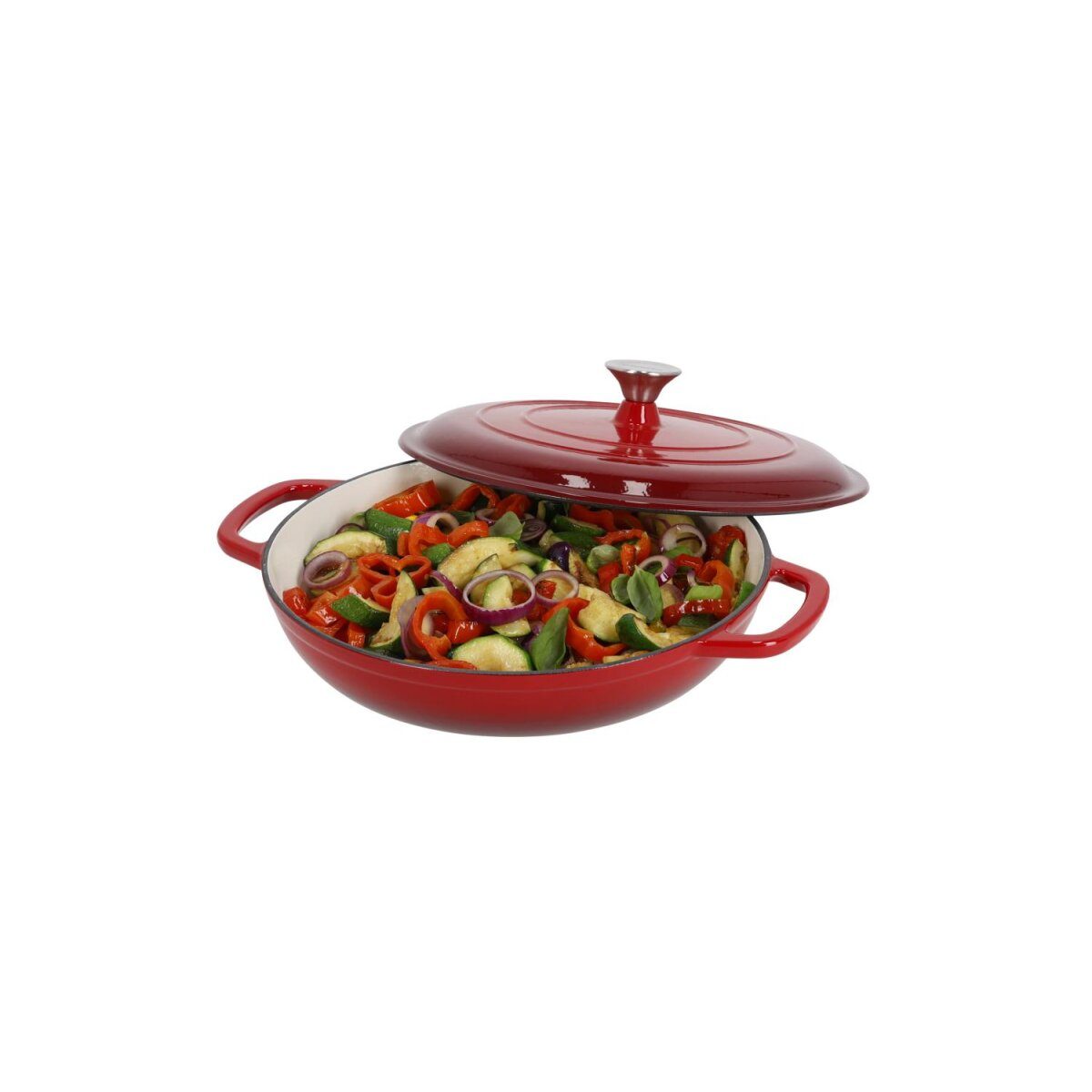 SILVERCREST® gietijzeren serveerpan 30 cm / 3,7 liter