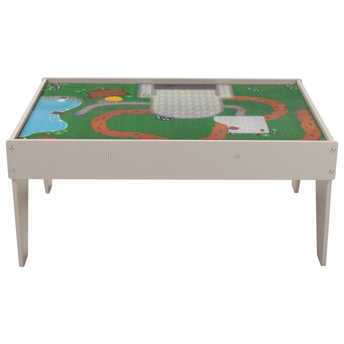 Table de jeu train en bois LUPILU®, 100 pièces