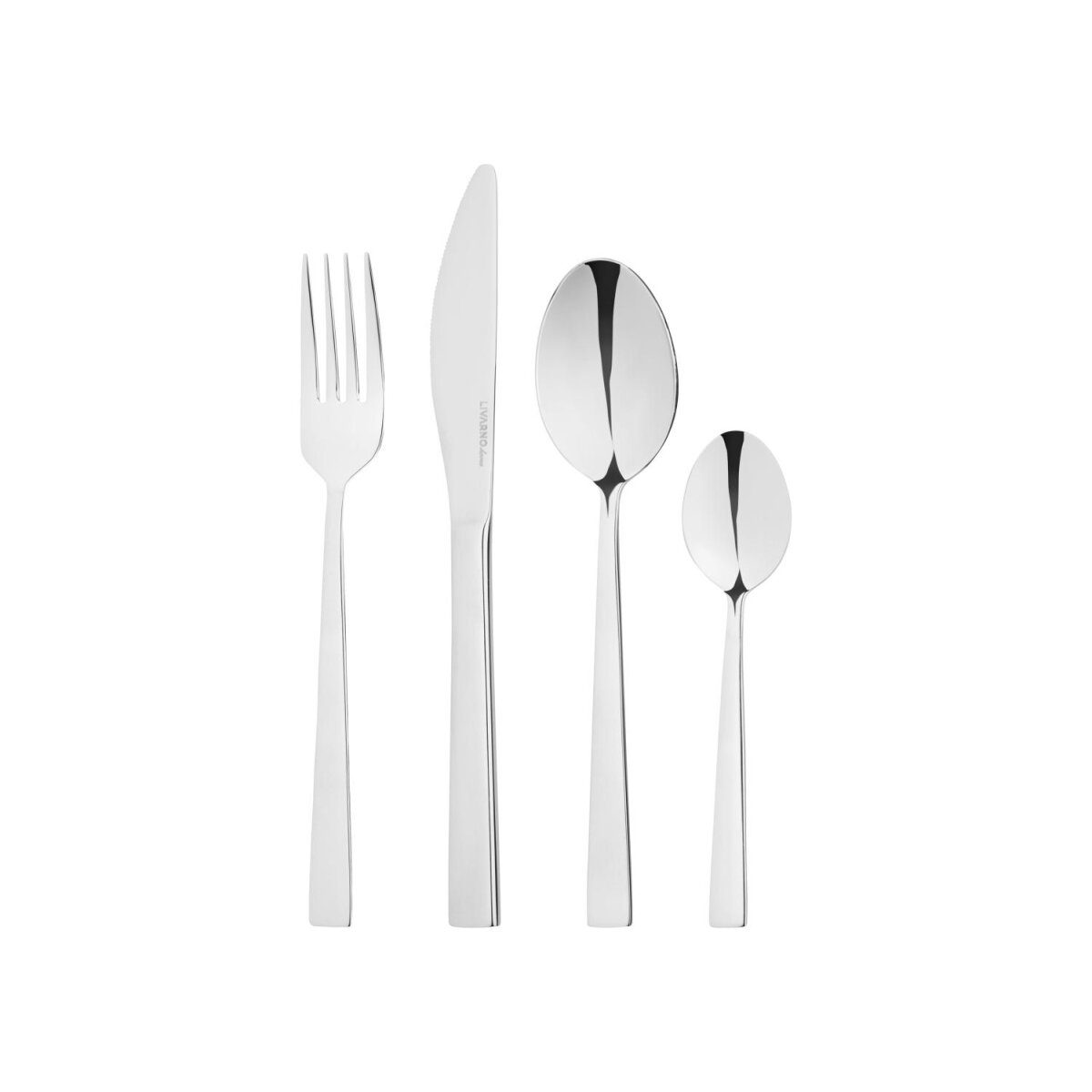 LIVARNO home stainless steel cutlery set, 24 pieces (modern)