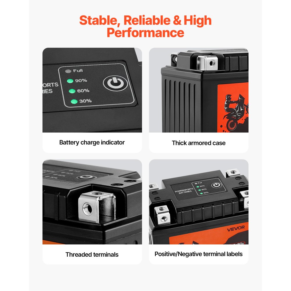 Motorcycle Battery, 12 Volt 2Ah LiFePO4 Lithium Precharged Powersports Battery, Maintenance Free and Powerful, Compatible with ATV, Motorcycle, Jet Ski, Scooter, UTV and More Motorcycle Battery, 12 Volt 2Ah LiFePO4 Lithium Precharged Powersports Battery, Maintenance Free and Powerful, Compatible with ATV, Motorcycle, Jet Ski, Scooter, UTV and More