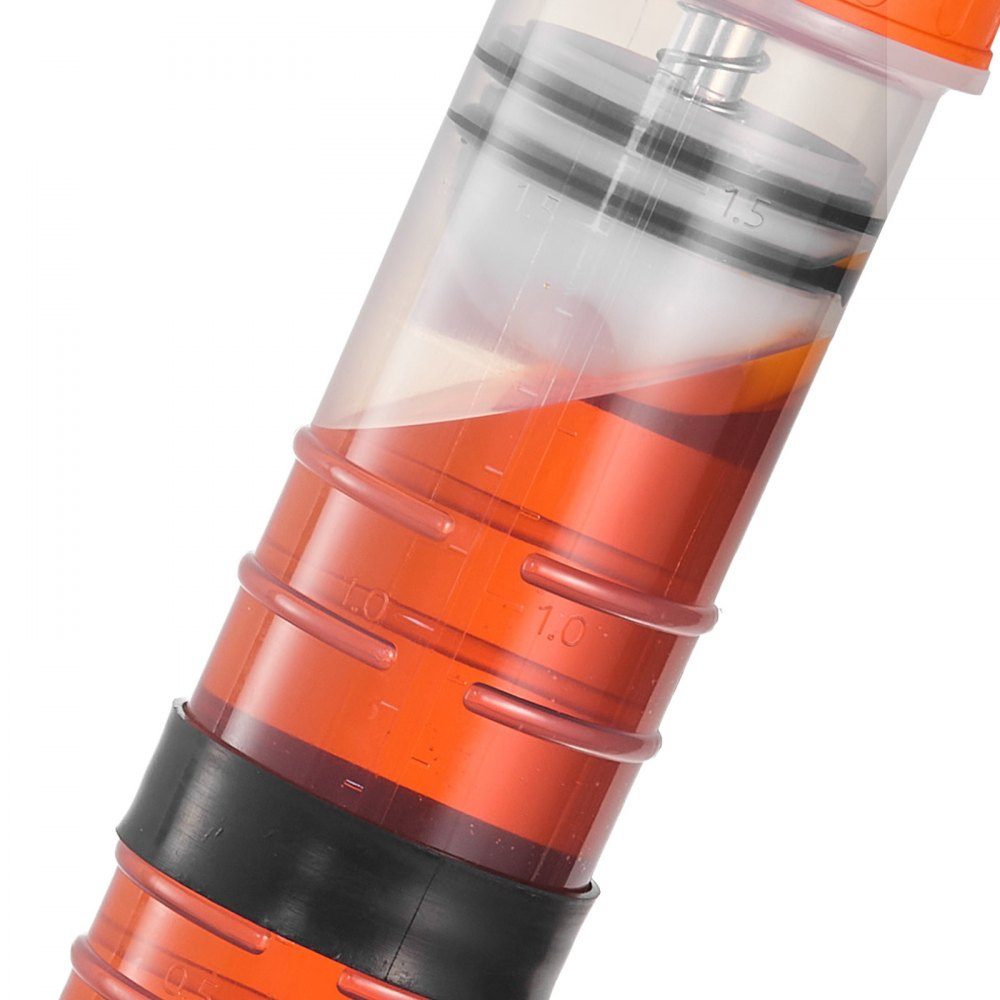 Ölsaugpumpe 1,5 L, manuelle Ölsaugspritze, Ölwechselspritze mit Schlauch und Verlängerungsrohren für Ölwechsel, Saugpumpe für Rasenmäher, Autos, Schiffe, Golfwagen und Motorräder