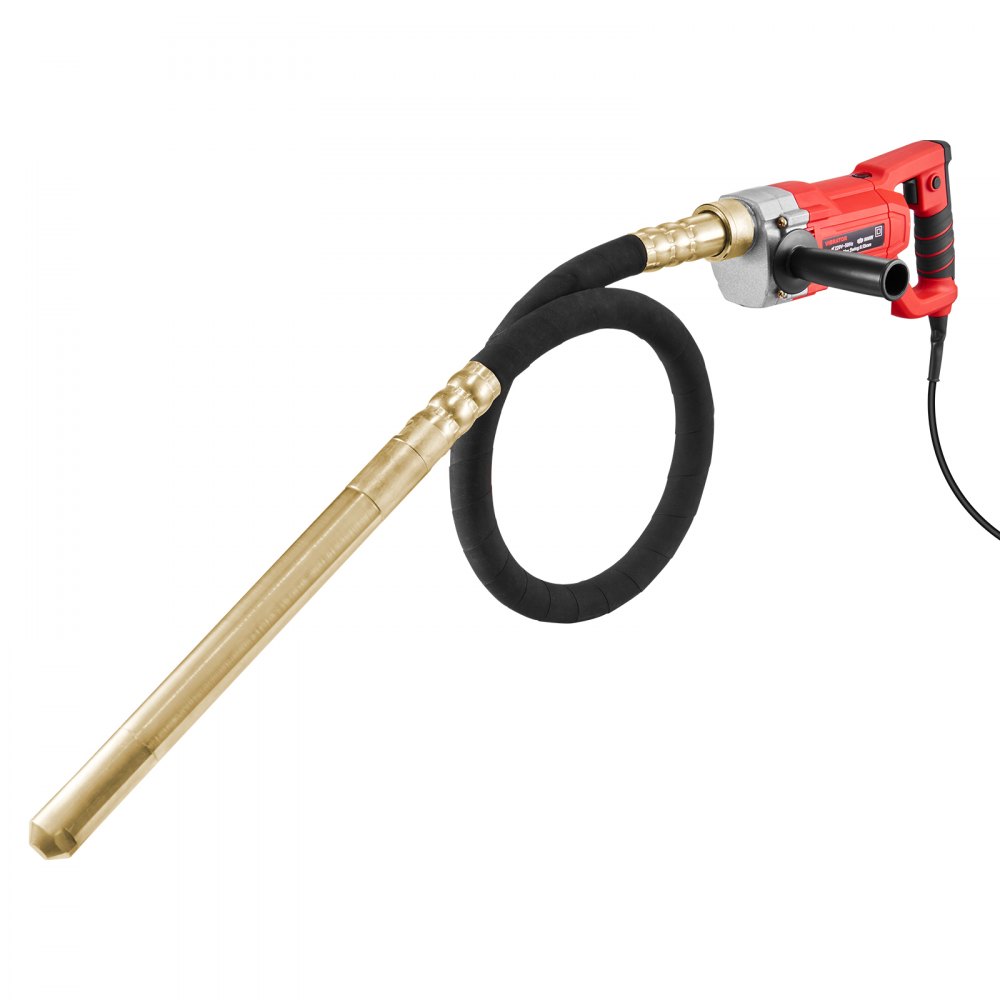 Vibrateur à béton manuel, vibrateur électrique 800 W, outil de vibrateur à béton électrique 4000 tr/min avec tige d'arbre de 1,5 m, vibrateur à ciment portable pour éliminer les bulles d'air et mélanger le béton Vibrateur à béton manuel, vibrateur électrique 800 W, outil de vibrateur à béton électrique 4000 tr/min avec tige d'arbre de 1,5 m, vibrateur à ciment portable pour éliminer les bulles d'air et mélanger le béton
