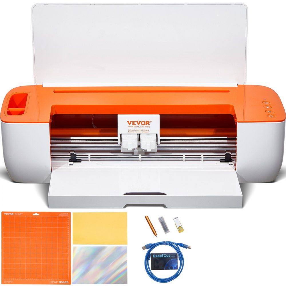 Vinylsnijmachine, doe-het-zelf-snijmachine met Bluetooth-connectiviteit, compatibel met iOS, Android, Windows en Mac, uitgebreide ontwerpen inbegrepen, aangepaste kaarten, huisdecoratie