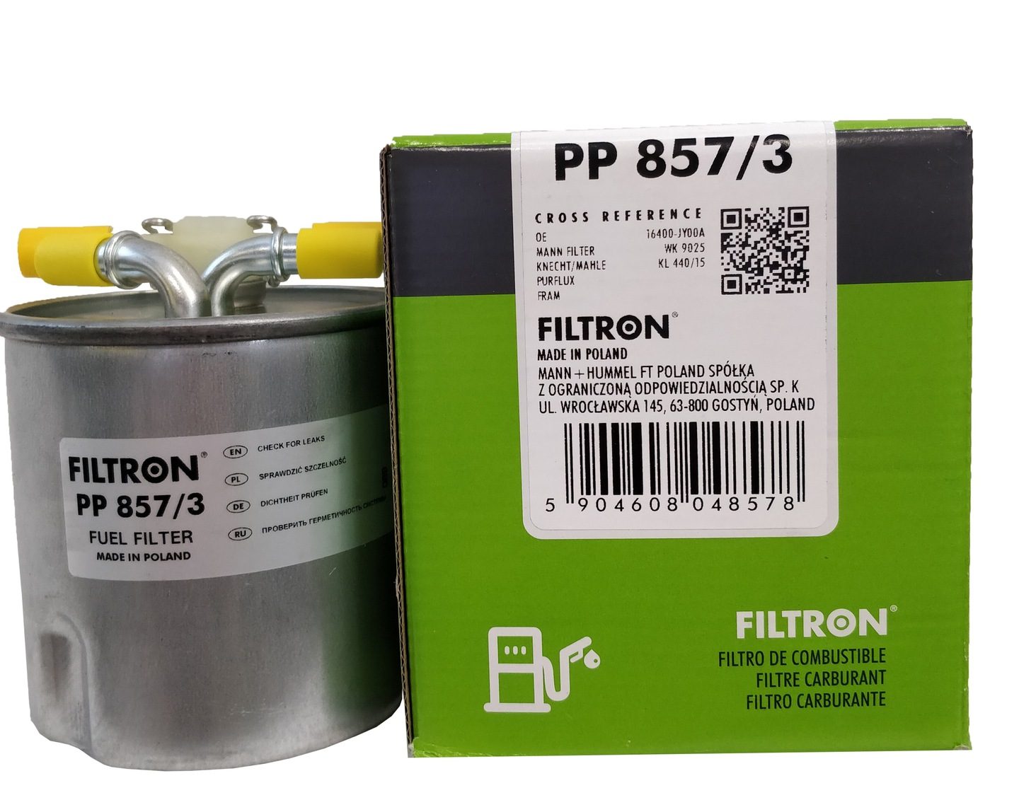 FILTRON PP 857/3 Brandstoffilter - Artikelnr. HT-48849