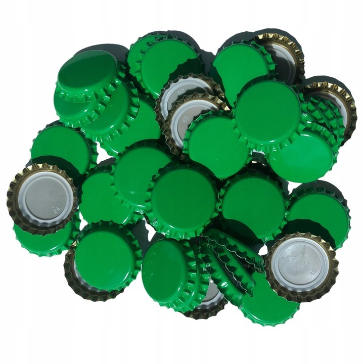 Kronkorken Bierdeckel Wein 26mm dick GRÜN 50 Stück