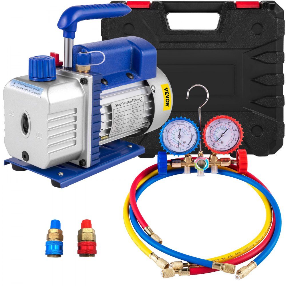 Vakuumpumpe 220 V 50 Hz Vakuumpumpe Vakuumgerätepumpe 1720 U Kältemittel-Vakuumpumpe