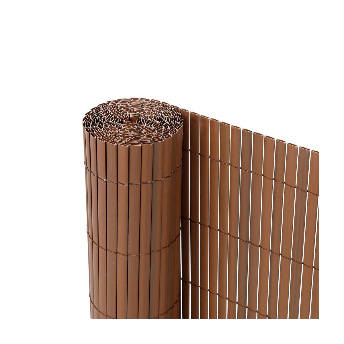 Ribelli hekwerk privacyscherm privacymat PVC 1,4 x 4 m bruin overige Ribelli hekwerk privacyscherm privacymat PVC 1,4 x 4 m bruin overige