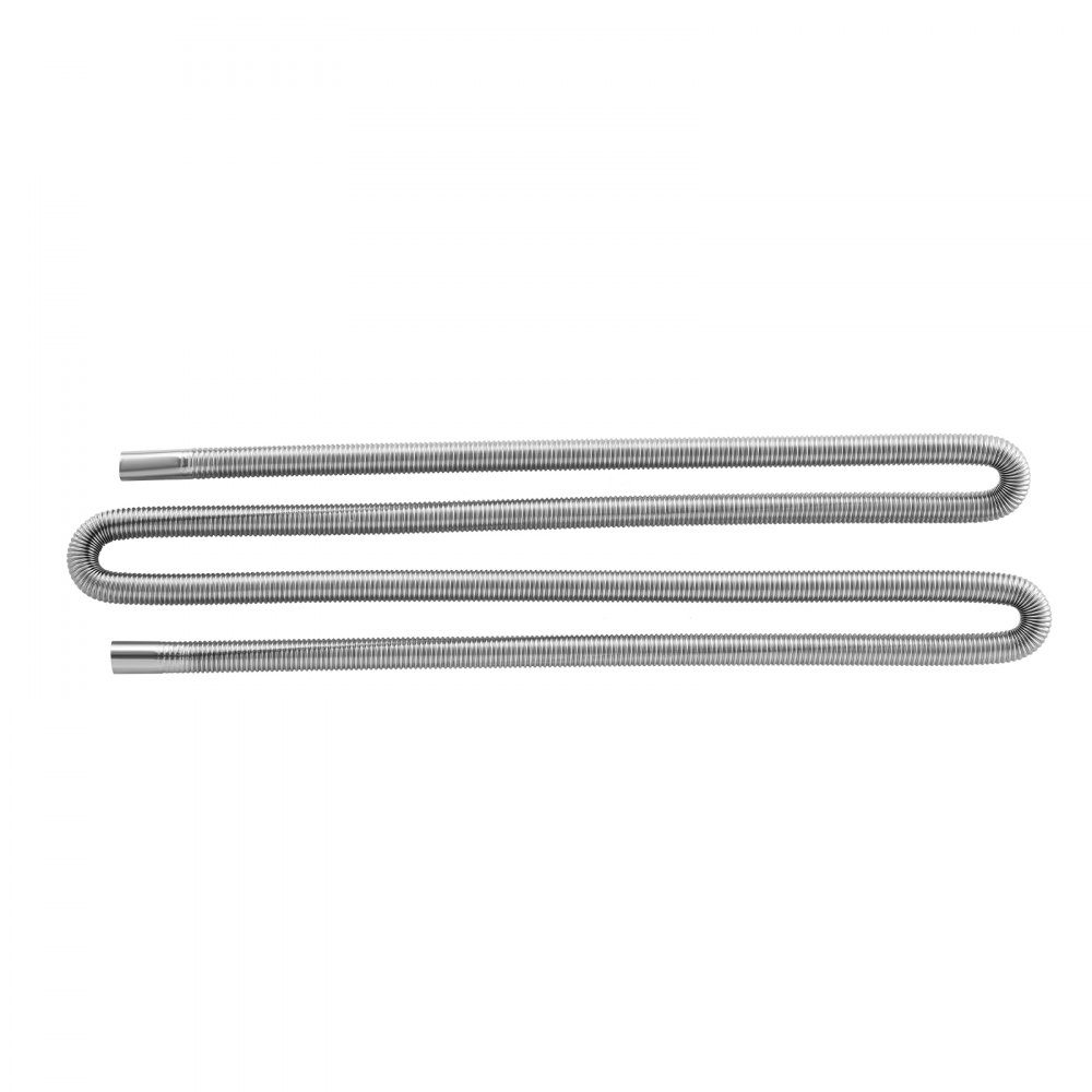 Exhaust pipe auxiliary heater Flexible exhaust hose 300 cm for car diesel heaters with 2 clamps, stainless steel exhaust pipe with Φ 25 mm cross section for 2 kW / 5 kW / 8 kW diesel heaters air heaters