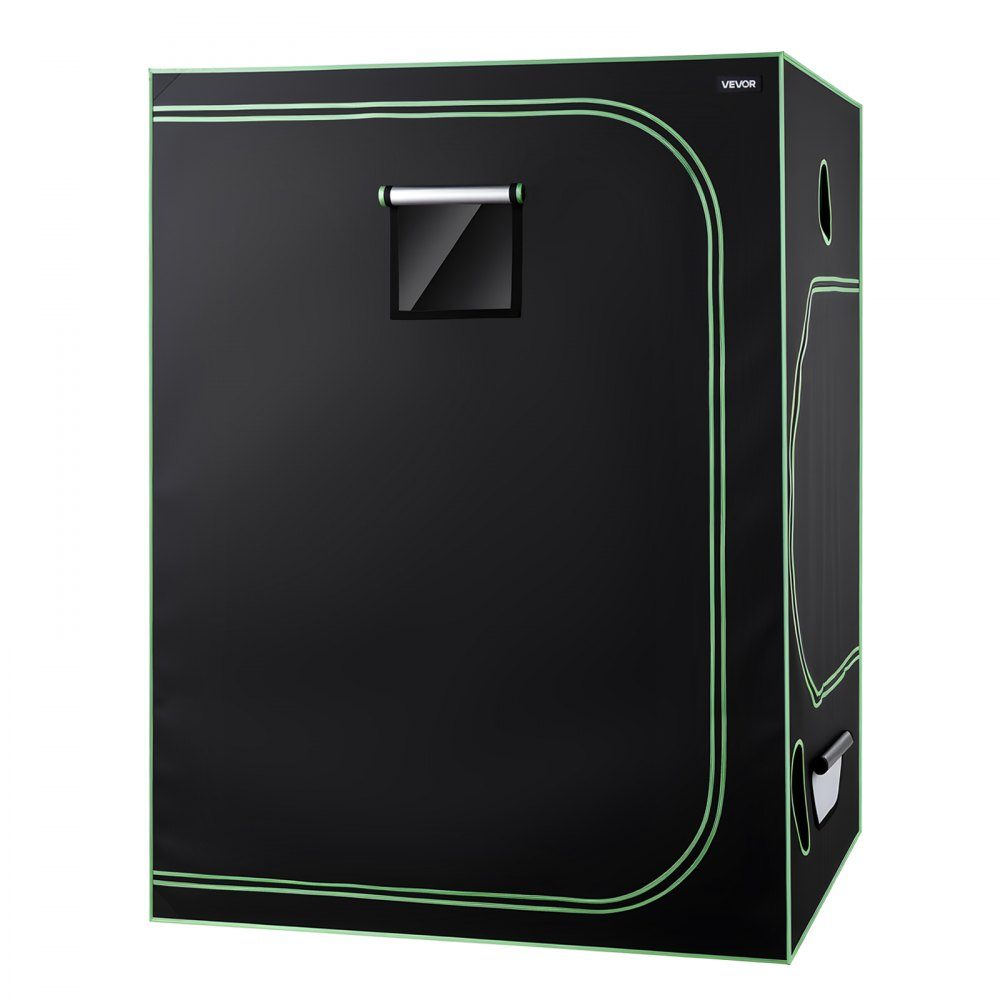 Grow Tent 150x150x200cm Indoor Plant Tent with Full Spectrum LED Grow Light and Ventilation System 600D High Reflective Mylar Grow Box Grow Tents Greenhouse for Flowers and Vegetables