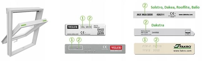 Rollos für RoofLite Dakstra Dakea Velux 78x140 M8A Schwarz