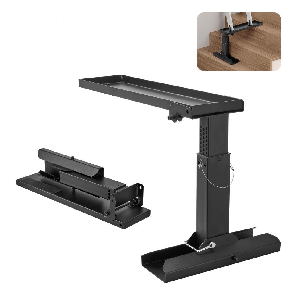 Ladder Leveler, 594,36 x 289,5-457,2 mm Ladderstabilisator voor stalen ladders, opvouwbare ladderbeenleveler, eenvoudig te gebruiken beenstabilisator, accessoires voor verlengingsladders
