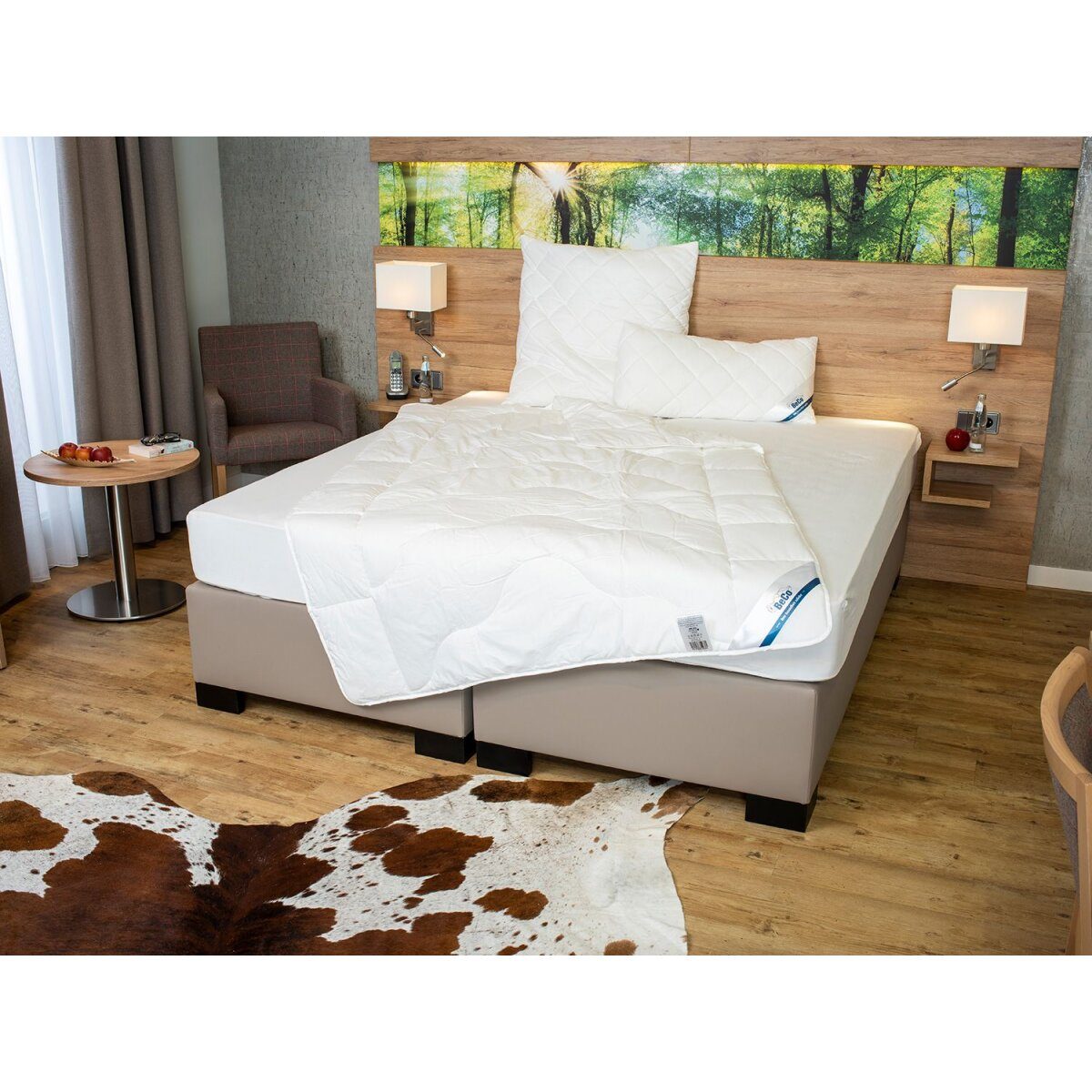 BeCo summer duvet “Proneem”, with mite protection, 100% cotton, 135 x 200 cm