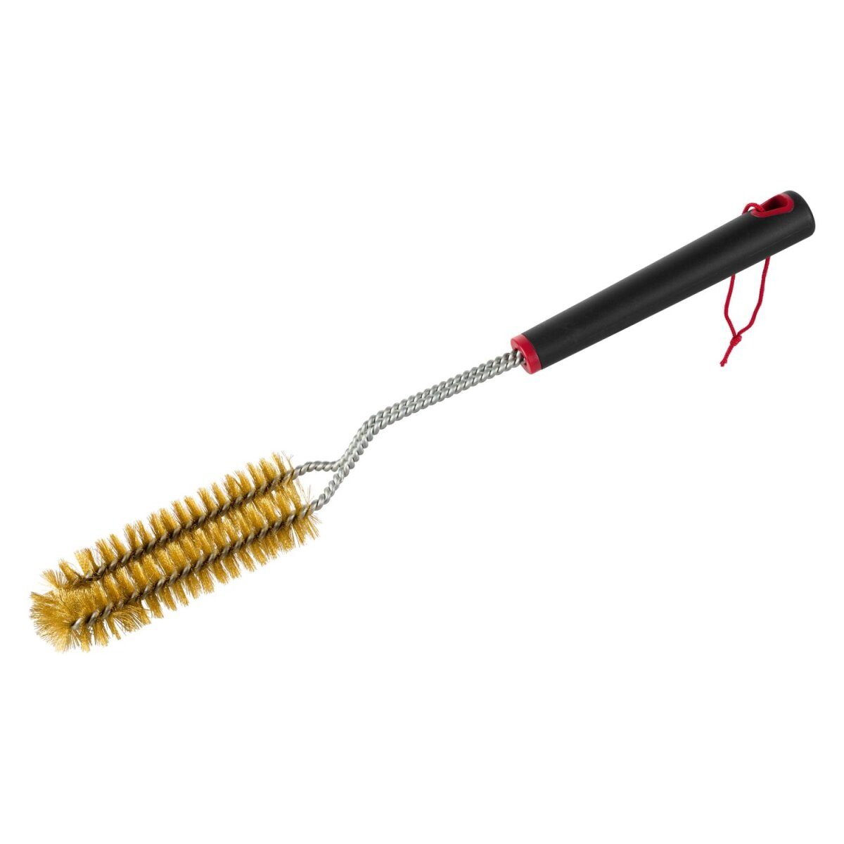 GRILLMEISTER Grillbürste mit Softgrip (Grillbürste Gerade Messing)